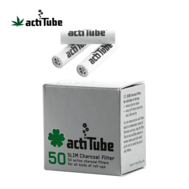 actitube activ charcoal filters display 25 x 10 pcs 8mm 1